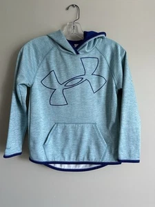 Girls UA Teal Logo Hoodie - Size Medium - Picture 1 of 4