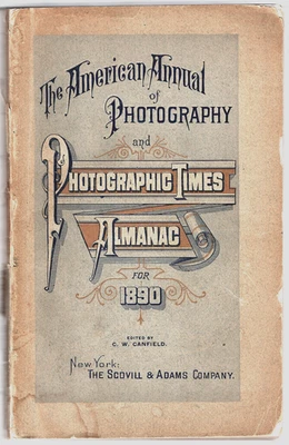 The American Annual of Photography & Photographic Times Almanac for 1890 - Image 1 of 4