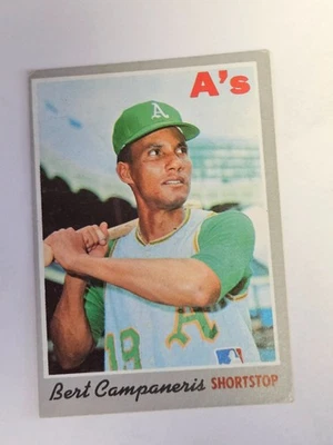 Tarjeta escaneada 1970 Topps - #205 Bert Campaneris Oakland A's EXCELENTE o mejor Foto 1 de 2