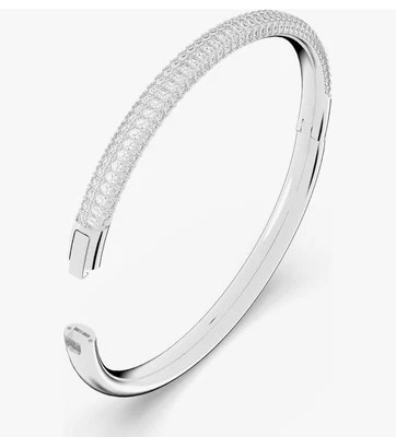 Brazalete Brazalete Piedra Swarovski Colección, Cristales Transparentes, Cristales Rosa Talla M Foto 1 de 3