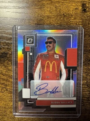 Bubba Wallace 2023 Donruss Optic Silver Holo Auto #’d/49 McDonald’s Toyota Foto 1 de 3