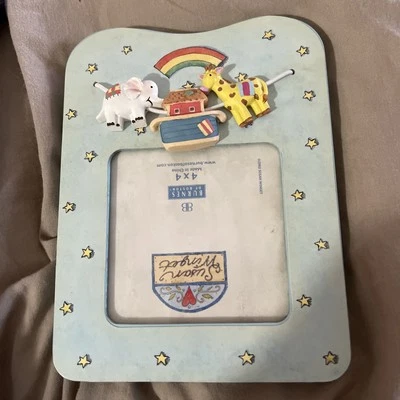 Marco de fotos de guardería de colección 2002 Susan Winget Burnes of Boston Boy Girl Foto 1 de 4