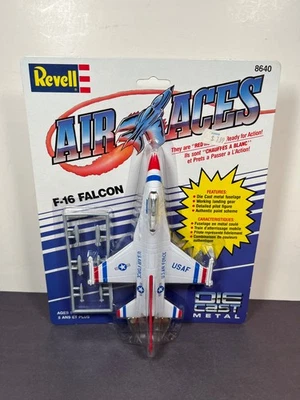 Revell Air Aces F-16 FALCON Fighter Jet Die-cast 8640 Vintage 1990 - Image 1 of 4