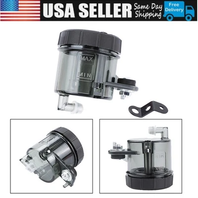 Depósito de embrague de freno trasero tanque de aceite líquido taza cilindro maestro universal Foto 1 de 4