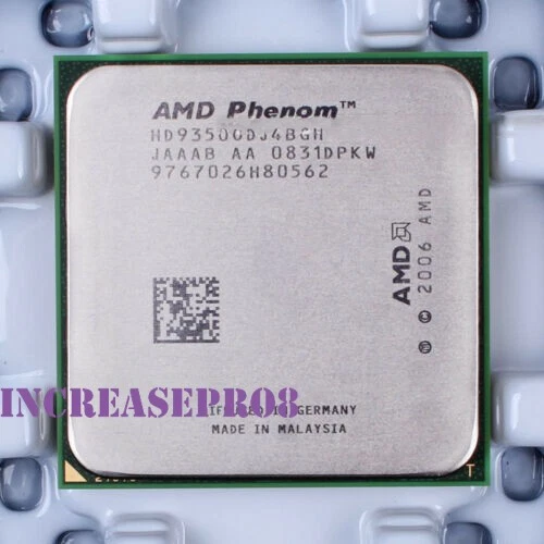 AMD Phenom X4 9350e Processor 2GHz HD9350ODJ4BGH Socket AM2+, AM2 CPU 65W 600MHz - Image 1 of 4