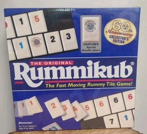 Rummikub Vtg 60th Anniversary Collector's Edition Game Pressman 1997 NEW Sealed  - Picture 1 of 6