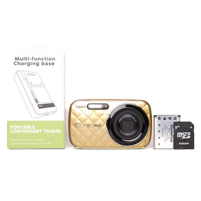Casio Exilim EX-N10 16.1MP Digital Camera - Gold - FULLY FUNCTIONAL - Image 1 of 4