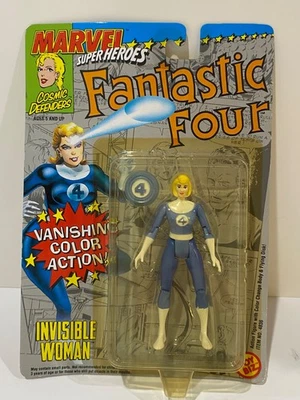 Figura de acción Toy Biz Marvel Fantastic Four Invisible Woman Vanishing Color 1992 Foto 1 de 4