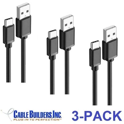 PACK DE 3 CABLES CARGADOR USB A a C 3/6/10 pies para iPhone 15 16 y SAMSUNG GALAXY Foto 1 de 4