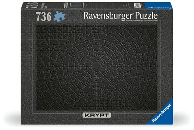Ravensburger - Puzzle Adulti Krypt Black | Puzzle 736 Pezzi | Regalo Adulti vgIt - Immagine 1 di 4