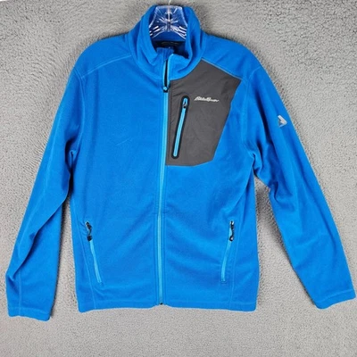 Chaqueta polar Eddie Bauer para hombre mediana primera ascensión manga larga informal cremallera completa Foto 1 de 4