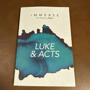 Luke and Acts : Immerse by New Living Translation (2023, Trade Paperback) - Picture 1 of 2