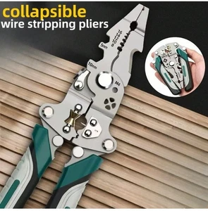 Wire Strippers Multifunctional Pliers Universal Wire Scissors Electricians Tools - Picture 1 of 8