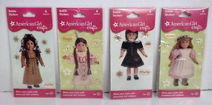 American Girl Bubble Scrapbook Stickers Lot of 4 Josefina Kaya Molly Kristen New - Picture 1 of 6