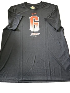 New Nike San Francisco Giants City Connect Logo T-Shirt Black Color Size XL - Picture 1 of 5