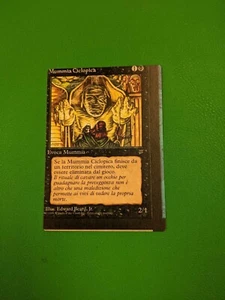 cyclopian mummy mtg Italian Legends NFC test print miscut - Picture 1 of 2