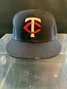 NUEVA Gorra Era MINNESOTA TWINS Azul Marino Ajustada Talla 6 7/8 MLB #1000 - Imagen 1 de 7