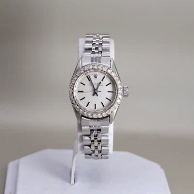 1960s Rolex 6623 Oyster Diamond Bezel Jubilee Automatic Ladies Watch 24mm - Image 1 of 4