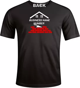 Builder T Shirt S -XXXL Custom add text labarour Bricklayer Construction - Picture 1 of 3