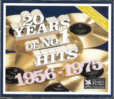 20 Years Of No 1 Hits 1956 - 1975 - Reader's Digest 4 CD Box - 83 Tracks w book - Image 1 of 3