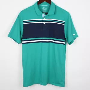 Polo de golf Nike Dri-Fit para hombre mediano jugador a rayas - Imagen 1 de 5