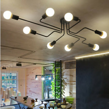 New ListingIndustrial Chandelier Sputnik Lighting Ceiling Pendant 6/8 Light Fixture Kitchen