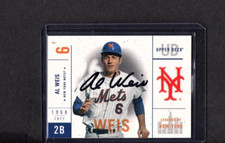 2001 UPPER DECK VTG. CARD SIGNED IP AUTO AL WEIS NEW YORK METS LEGENDS
