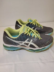Zapatillas para correr Asics para mujer Gel Nimbus 18 T651N gris talla 9,5 D pre-propiedad - Imagen 1 de 7