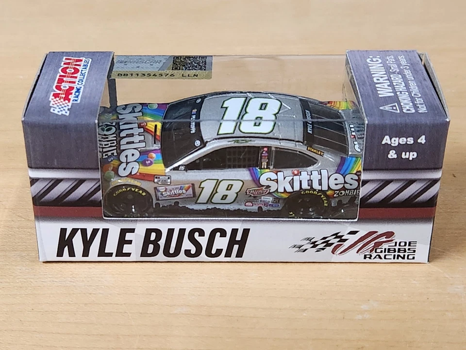 2020 #18 Kyle Busch Skittles Zombie 1/64 Action NASCAR Diecast - Image 1 of 1