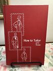 How to Tailor par Phyllis Schwebke illustré avec contour attaché HC 1960