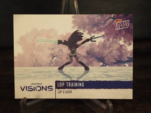 2021 Topps Now Star Wars Visions Lop & Ocho Lop tarjeta de entrenamiento 2 pr: 466 - Imagen 1 de 2