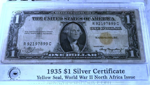 1935 World War 11,North Africa Issued Bill Cover