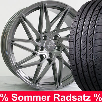19" ABE Keskin KT20 Sommerräder PP Grau 245/45 Reifen für Lexus NX 300h AZ1 -TMG - Bild 1 von 4