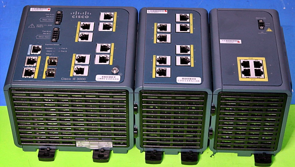 IE-3000-8TC Cisco 8-Port Industrial Ethernet Switch w/ IEM-3000-8TM IEM-3000-4PC - Image 1 of 1