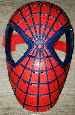 MENINOS MOLDADOS HOMEM ARANHA MÁSCARA DE HALLOWEEN ACESSÓRIO DE FANTASIA AJUSTÁVEL COSTAS tamanho único - Imagem 1 de 2