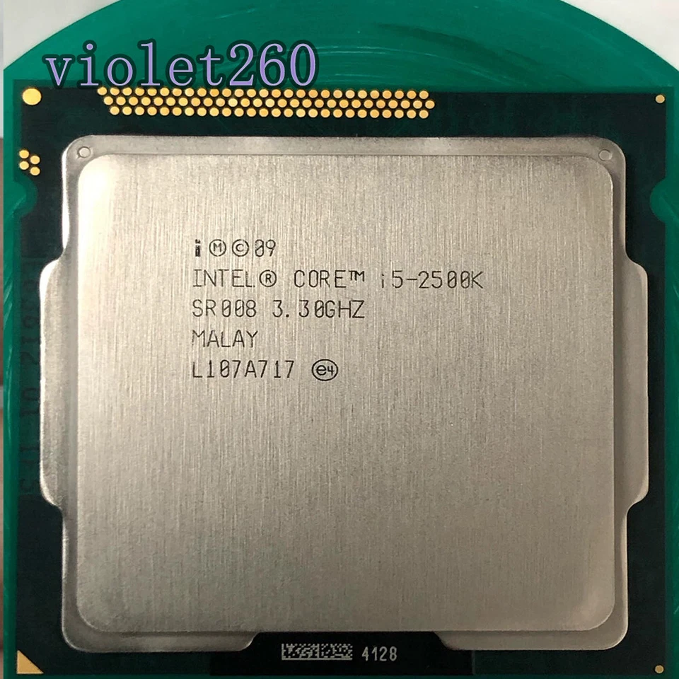 2nd Gen Intel Core i5-2500K LGA 1155 CPU Processor SR008 3.3GHz Quad Core - Image 1 of 1