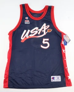 NBA USA Dream Team Grant HIll Champion Jersey 1996 Size 48 XL New With Tags - Bild 1 von 7