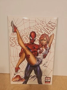 Amazing Spider-Man 2 J Scott Campbell A Variant vol 5 2018 Signed COA - Picture 1 of 7
