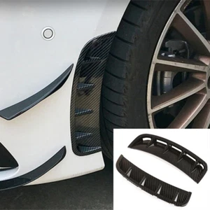 Carbon Fiber ABS Front Wheel Eyebrow Air Outlet Trim For Benz A Class W177 2019+ - Picture 1 of 12