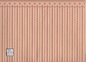 "Regency Plum Stripe" miniature wallpaper Jackson's Miniatures dollhouse 1p JM04 - Picture 1 of 1