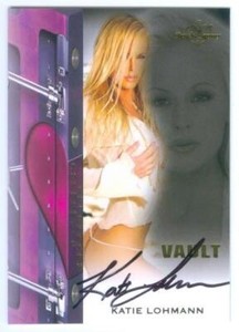 KATIE LOHMANN "AUTOGRAPH CARD" BENCHWARMER VAULT 2010
