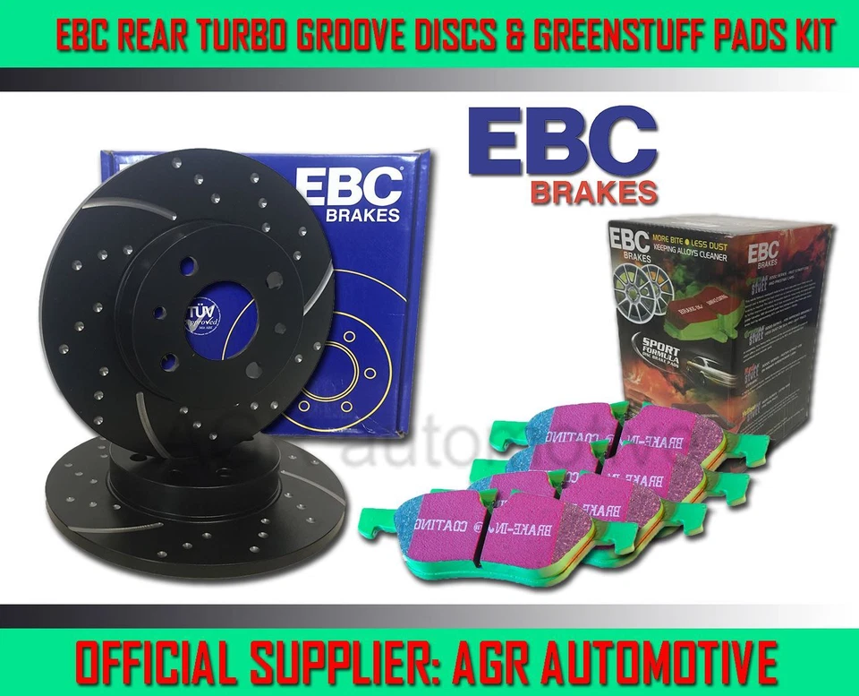 EBC RR GD DISCOS ALMOHADILLAS VERDES 296mm CHEVROLET CAMARO PAQUETE DE RENDIMIENTO 5.7 1987-88 Foto 1 de 1