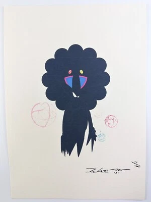 Takashi Murakami Original Vintage Art Print Lithograph Signed Limited COA - Image 1 of 3