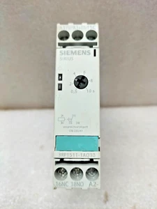 SIEMENS SIRIUS 3RP1511-1AQ30 ELECTRONIC TIME RELAY TIMING 0.5-10 sec - Picture 1 of 7