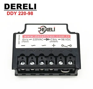 DERELI DDY 220-98 input 220VAC output 98VDC Half-Wave Brake Rectifier module - Picture 1 of 9