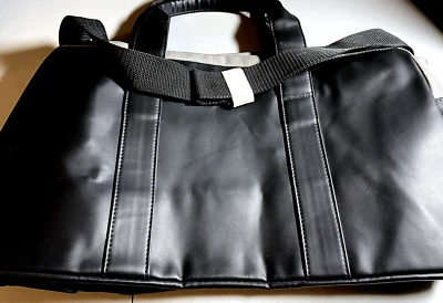 Bolsa tote Calvin Klein cinza feminina logotipo CK com zíper superior, bolsa média nova com etiquetas - Imagem 1 de 4