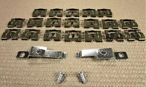 1971-1974 DODGE CHALLENGER PLYMOUTH BARRACUDA CUDA REAR WINDOW MOLDING CLIP SET - Picture 1 of 4