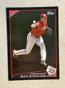 2009 Topps Wal-Mart Black Border #224 Max Scherzer Arizona Diamondbacks ⚾️🔥