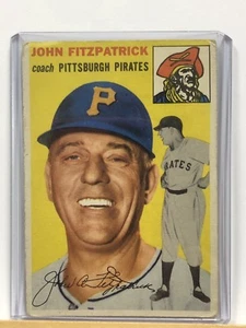 1954 Topps John Fitzpatrick Pittsburgh Pirates #213 Baseball Card - Picture 1 of 2