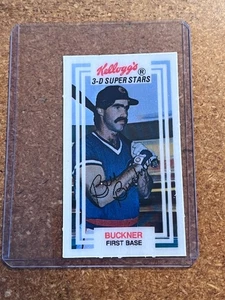 Béisbol Kelloggs 1983 3-D Super Stars # 59 Bill Buckner - Imagen 1 de 2